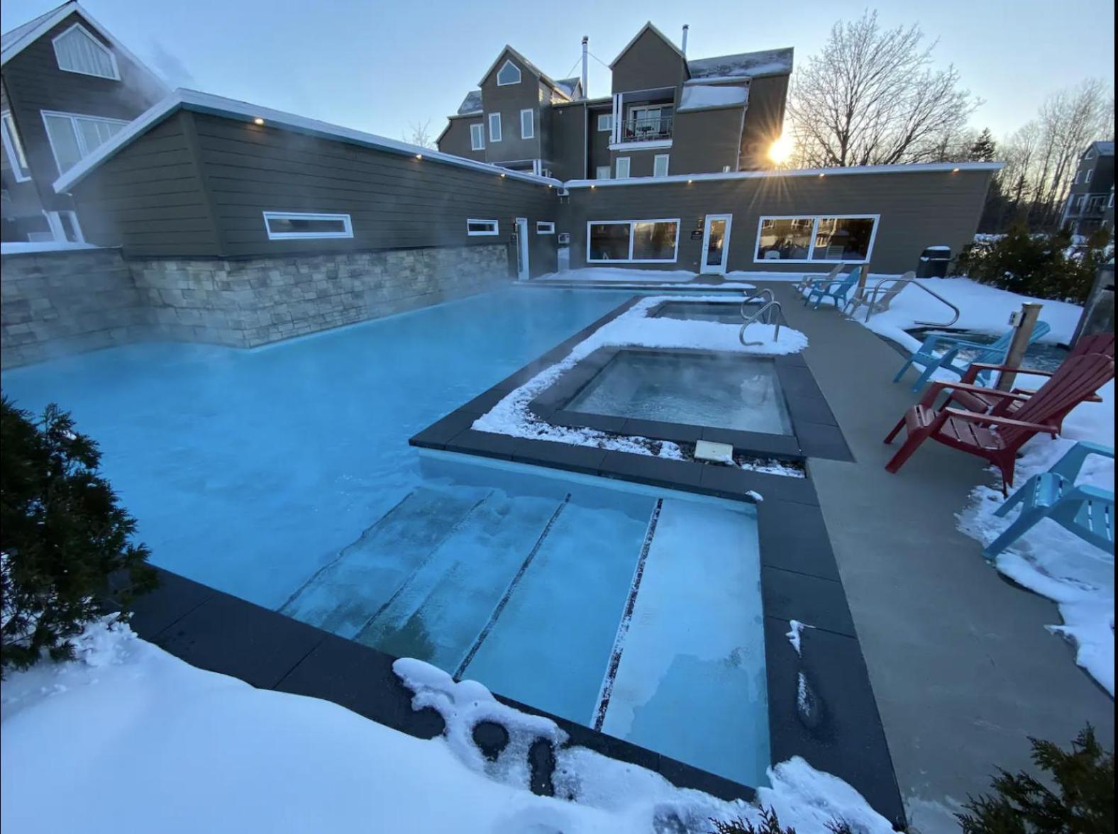 Condos Vacances Msa 2Ch Avec Piscine Et Spas Exterieurs Gratuits 4 Saisons!! Бопре Экстерьер фото